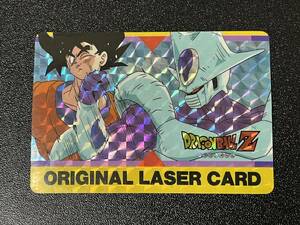 発色濃厚 極美品 ドラゴンボール アマダ製 レーザーカード 孫悟空VSクウラ最終形態 カードダス LASER CARD