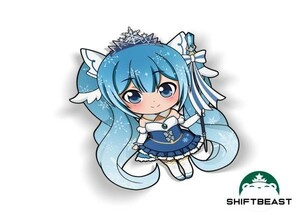 ★即納★SHIFTBEAST Snow Miku 初音 ミク 雪ミク ステッカー デカール シフトビースト JDM USDM 痛車 ボカロ アニメ スタンス