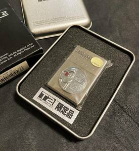 未使用☆[90s ZIPPO] 1999年 TERMINATOR JUDGMENT DAY T2 No.0107 限定品 ターミネーター2 ジャッジメントデイ 刻印XV シルバー ジッポー