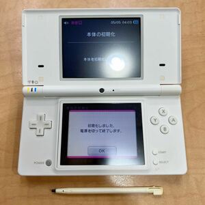 NA09 動作品 NINTENDO DSi 本体 ニンテンドー DSi ホワイト タッチペン 付属