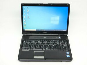 中古/15.6型/ノートPC/Windows10/爆速新品SSD256/4GB/i5-M460/FMV　AH550/5BC 　MS office2021ProPlus搭載