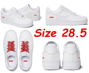 Supreme Nike Air Force 1 Low WHITE US10.5 28.5cm 国内正規品 ナイキ シュプリーム エアフォース 1 ホワイト 白 BOX dunk sb JORDAN MAX