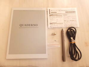 ジャンク　電子ペーパー　FUJITSU QUADERNO A5 FMV-DPP04