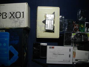 SoftBank ケータイ捜査官7 815T PB フォンブレイバー X07　X01　２台　着せ替えパネル　オマケ食玩プラモ本