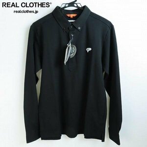 ☆【未使用】BEAMS GOLF/ビームスゴルフ 長袖ポロシャツ ブラック 82-12-0040-444-1920/L /LPL