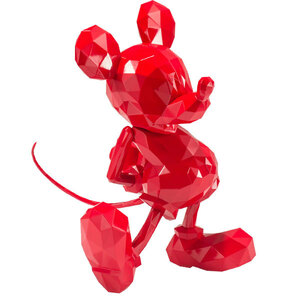POLYGO MICKEY MOUSE NON SCALE FIGURE 003 - RED / ポリゴ ミッキーマウス ノンスケール・フィギュア - レッド S-056