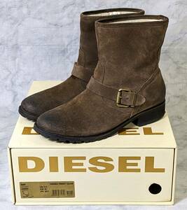 ★DIESEL/ディーゼル★ショートブーツ MARY RN93243 スエード 内ボア 25.5cm★エンジニアブーツ レザー