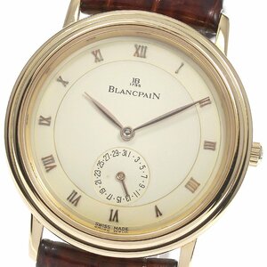 ブランパン Blancpain ヴィルレ K18PG スモールセコンド 自動巻き メンズ _754182【ev10】