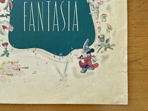 超レア！US版ビンテージ『ファンタジア/ Fantasia 』(1940年)プログラム　ウォルト・ディズニー