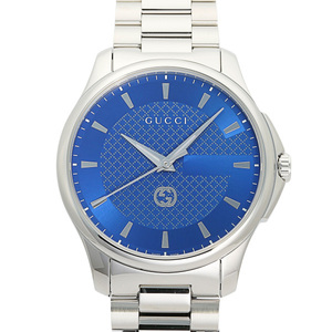 グッチ GUCCI Gタイムレス YA126371 ブルー文字盤 新品 腕時計 メンズ