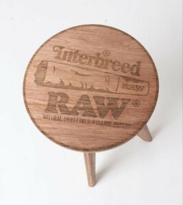 RAW interbreed コラボ ラウンドスツール chair 椅子 インターブリード 