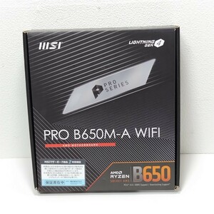 【動作未確認】MSI PRO B650M-A WIFI AM5マザー MicroATX Ryzen PRO シリーズ AMD マザーボード Ryzen5 Ryzen7 自作PC