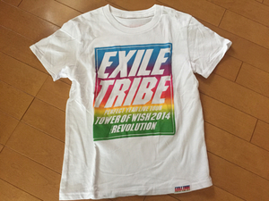 美品◆EXILE TRIBE エグザイルトライブTOWER OF WISH 2014 LIVETシャツ　Sサイズ