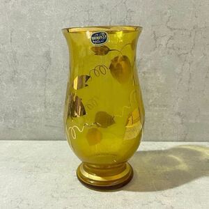 FZ【4912】 BOHEMIA 花瓶 高さ25.5cm 花器 ガラス