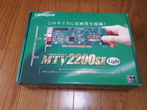 ★☆カノープス　MPEGキャプチャボード MTV2200SX Light　ジャンク品☆★