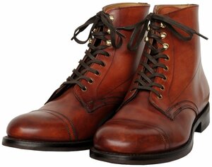 (ダブルアールエル) RRL 【限定 コレクション】 英国製 リビングストン レザー ブーツ ブラウン メンズ Livingstone Leather Boots