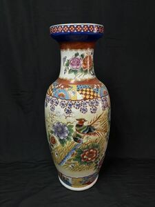 中国制道　花瓶　高さ約61cm　特大　中古品