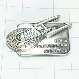 送料無料)スタートレック U.S.S. ENTERPRISE NCC-1701-B キャラクター PINS ピンズ ピンバッジ A16480