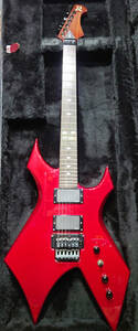 B.C Rich Warlock 90s Japan market model. 国産？スルーネック 98年前後 ワーロック Floyd Rose, EMG搭載 