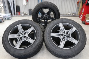 ランドローバー　ディフェンダー　純正20インチアルミホイール　スタイル5094　サテンダークグレイ　タイヤGOODYEAR　WRANGLER　255/60R20