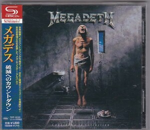 ★CD 破滅へのカウントダウン Countdown to Extinction全15曲 国内盤ボーナストラック収録 *メガデス MEGADETH /高音質SHM-CD仕様