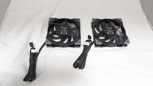 ★☆Thermaltake TOUGHFAN 12 PCファン　2本セット　ブラック　CL-F082-PL12BL-A ②☆★