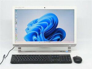 最新Win11Pro/WEBカメラ/中古/爆速SSD512GB/8GB/COREI7 4700MQフルHD21型一体型/TOSHIBA　D714/T7LW　MS office2021ProPlus搭載　送料無料