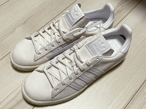 新品 アディダス オリジナルス キャンパス 80S 27 白 オフホワイト　スエード FY5467 adidas CAMPUS　80s ホワイト スウェード　バッシュ