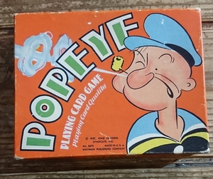 30s vintage popeye card game ヴィンテージ ポパイ カードゲーム アンティーク
