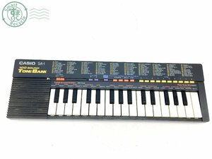2405602433　 ☆ CASIO カシオ SA-1 ミニ 電子ピアノ 100 SOUND TONE BANK ブラック 鍵盤機器 ホビー カルチャー 現状品 中古品