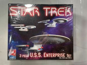 激レア！未開封 スタートレック amt ERTL 1/2500 3 PIECE U.S.S. エンタープライズ セットK-001078 STAR TREK AMT ERTL ENTERPRISE SET