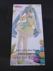 08/H620★初音ミク　 Exc∞d Creative Figure SweetSweets-シトロンマカロンver.-★未開封