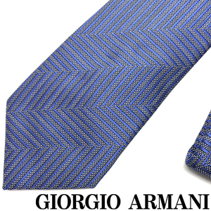 GIORGIO ARMANI ネクタイ ジョルジオアルマーニ ブランド シルク ロイヤルブルー 【剣先幅:8cm】 360054-933-00033