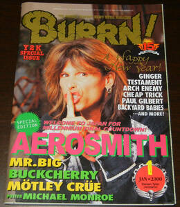 BURRNバーン2000年1月号★AEROSMITH,MR.BIG