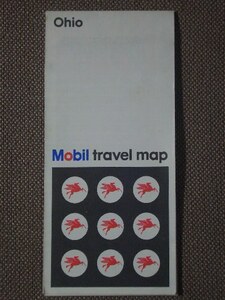 Ohio Street Map (Mobil) (OHMOB) - Rand McNally & Co. 1970