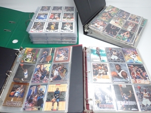 コレクター処分品 NBA スポーツ トレーディング カード ファイル4冊 7.2kgセット 1000枚以上 大量 まとめて Fleer TOPPS Basketball CARD