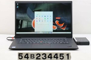 Lenovo ThinkPad P1 Gen2 Core i7 9750H 2.6GHz/16GB/512GB(SSD)/Win11/Quadro T1000 バッテリー完全消耗 【54B234451】