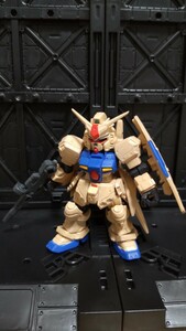 【ジャンク】モビルスーツアンサンブル 22 ガンダム試作3号機　ステイメン　リペイント　塗料　改造　デザートカラー　サンドカラー