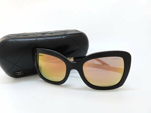 ◆超美品◆CHANEL シャネル◆マトラッセ 5370-A◆ココマーク◆サングラス◆ブラック ブロンズ◆ヴィンテージ◆ミラーレンズ◆A4920