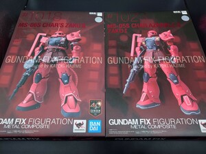 【未開封品】GUNDAM FIX FIGURATION METAL COMPOSITE シャア専用 ザクI &ザクII 2体セット 機動戦士ガンダム【GFFMCメタルコンポジット】