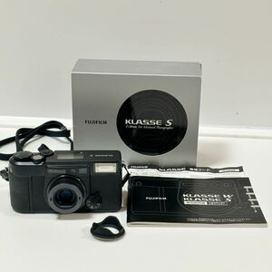 FUJIFILM 富士フイルム KLASSE S コンパクトフィルムカメラ FUJINON LENS 1:2.8 f=38mm 専用フード　元箱つき　コンパクトカメラ 