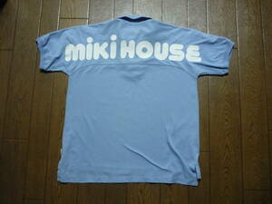 80s 90s 当時物　ヴィンテージ　mikihouse　ミキハウス　半袖　ポロシャツ　サイズM