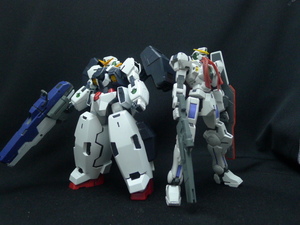 1/144 FG GN-005 ガンダムヴァーチェ & HG GN-004 ガンダムナドレ 完成品セット おまけつき