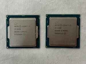 ★INTEL CORE　i3-6100　3.70GHZ　2個まとめて！