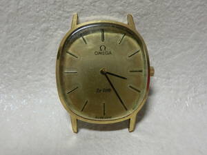 【№1046-O6005ゴ】中古：【OMEGA】オメガ デビル/デヴィル cal.625 金メッキ 黒 手巻き 　腕時計　現状渡す