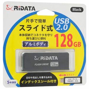 【ゆうパケット対応】RiDATA USBメモリー RI-OD17U128BK 128GB [管理:1000025504]