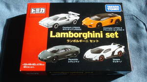 トミカ　ランボルギーニ　セット（カウンタックLP500S/アヴェンタドールLP700-4/レヴィントン/ヴェネーノ）４台組//Lamborghini set