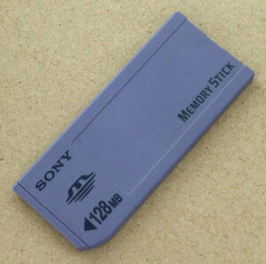 送料無料 SONY ソニー 純正 MEMORY STICK メモリースティック 128MB MSA-128A 日本製 MADE IN JAPAN 即決！