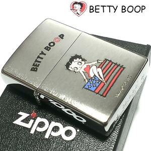 ZIPPO ライター Betty Boop 可愛い 90周年 フラッグ ベティ・ブープ ジッポー キャラクター アニメ ベティちゃん