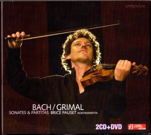 2CD+DVD (即決) バッハ/ 無伴奏バイオリンソナタ&パルティータ全６曲他/ vl.デビッド・グリマル(2008）